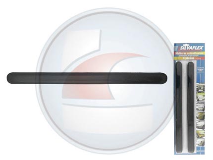 BANDA PARAG.UNIV.4 PIEZAS NEGRA JGO