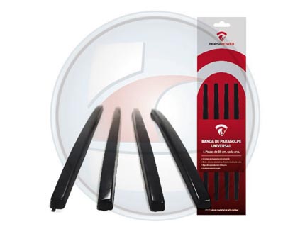 BANDA PARAG.UNIV.4 PIEZAS NEGRA JGO