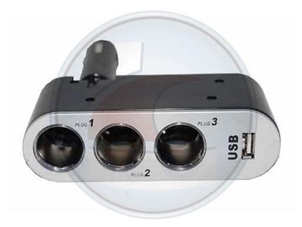 ENCHUFE 1 PUERTO USB/3 PUERTO 12V.