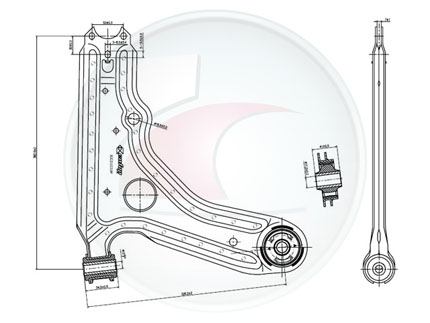 PAR.SUSP.GOLF ->98 C/BUJE DEL.DER/I