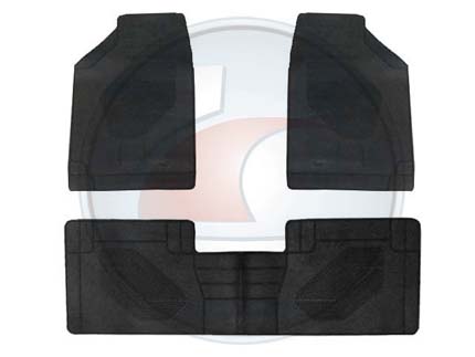 ALFOMBRA HABIT. COURIER NEGRA