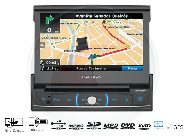 REPRODUCTOR CD/DVD 7Â´ TOUCH/MP3/GPS