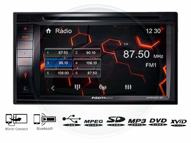 REPRODUCTOR DOBLE DIN/MP3/WMA/USB 6