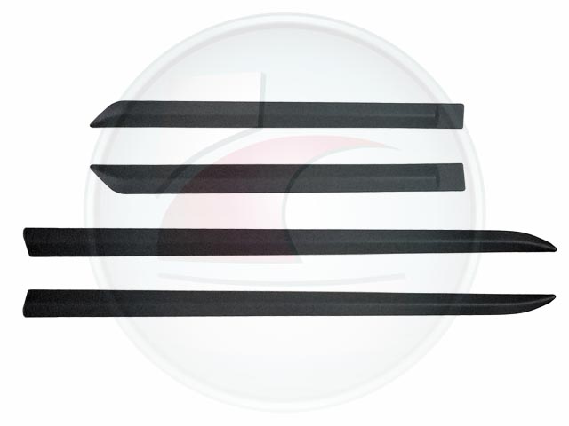 MOLDURA LAT.PRISMA NEGRA JGO.