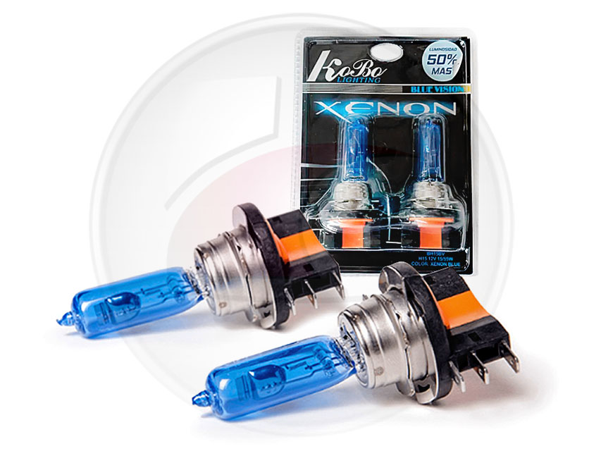 LAMP.HALOG.H15 STD 12V 55W BLUE BLI