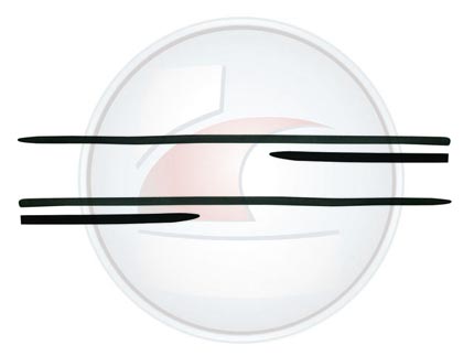 MOLDURA LAT.FIESTA 98/00 3P LX JGO.