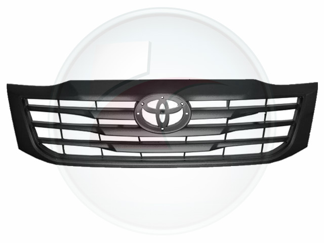 PARRILLA HILUX 12/15 MARCO NEGRO