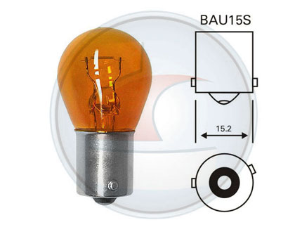 LAMP.1 FILAM.PY21W 12V 21W AMBAR P/