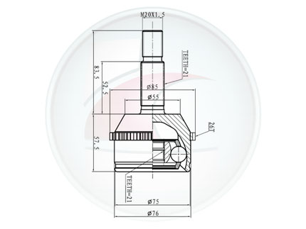JUNTA HOMOC.CLIO 01/05 1.6 C/ABS