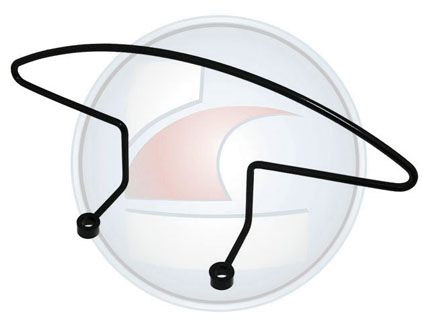 PERCHA PARA ASIENTO PLATEADA