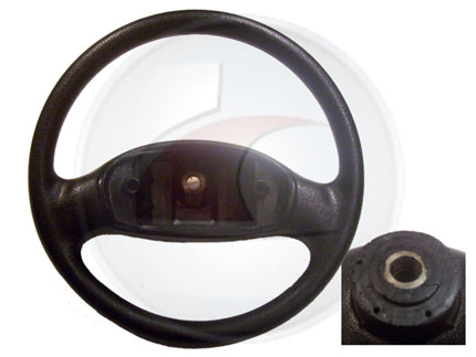 VOLANTE 206 2 RAYOS NEGRO