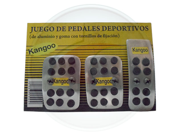 PEDALERA KANGOO ALUMINIO JGO.