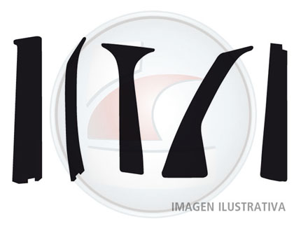 CALCO PARANTE PUNTO POST.PTA.TRAS.I