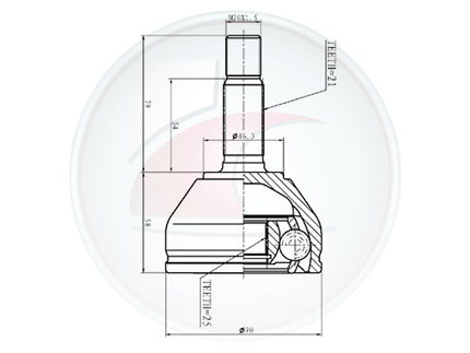 JUNTA HOMOC.R-19 1.6/CLIO ->00 1.6/
