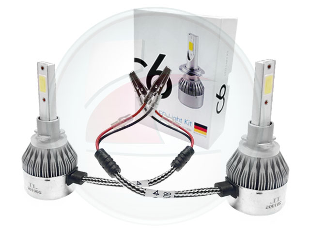 KIT CREE LED H27 16000 LUM 12/24V.