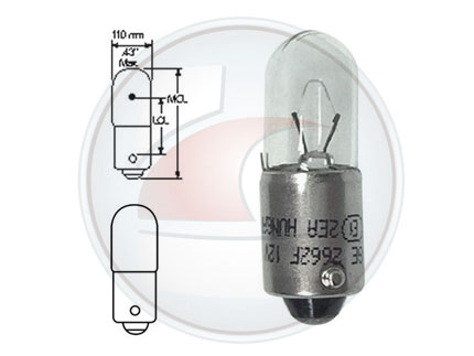 LAMP.1 FILAM.T4W 12V 4W BA9S