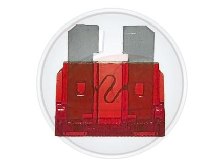 FUSIBLE FICHA 10 AMP ROJO
