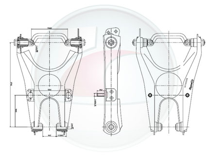 PAR.SUSP.DUNA/UNO/SPAZIO C/BUJE TRA