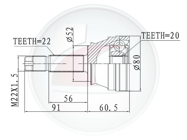 JUNTA HOMOC.PALIO ->00/UNO 96-> 1.3