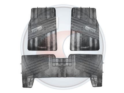 ALFOMBRA HABIT. HILUX 4X4 3PIEZ.NEG