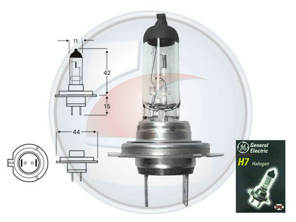 LAMP.HALOG.H7 STD 12V 55W PX26D