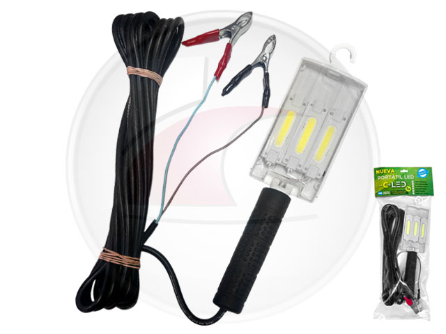 PORTATIL 60 LED 12/24V. CABLE 5 MT.