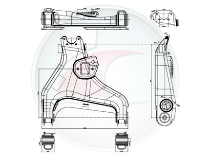 PAR.SUSP.BLAZER/S-10 96-> 4X2 C/BUJ