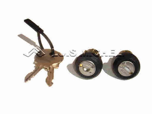 R12 CON 2 CERROJOS DE PUERTAS CON 2 LLAVES CON FRENTE NEGRO