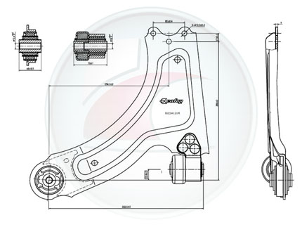 PAR.SUSP.CORSA 02 -> C/BUJE DEL.IZQ