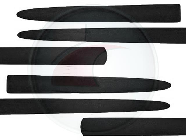 MOLDURA LAT.FIESTA 96/98 5P.NEG.JGO