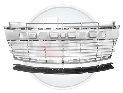 GRILLA PARAG.207 GRIS C/MOLDURA