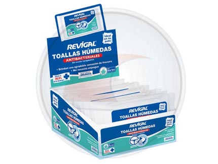 TOALLAS HUMEDAS P/MANOS 12 PAQUETES