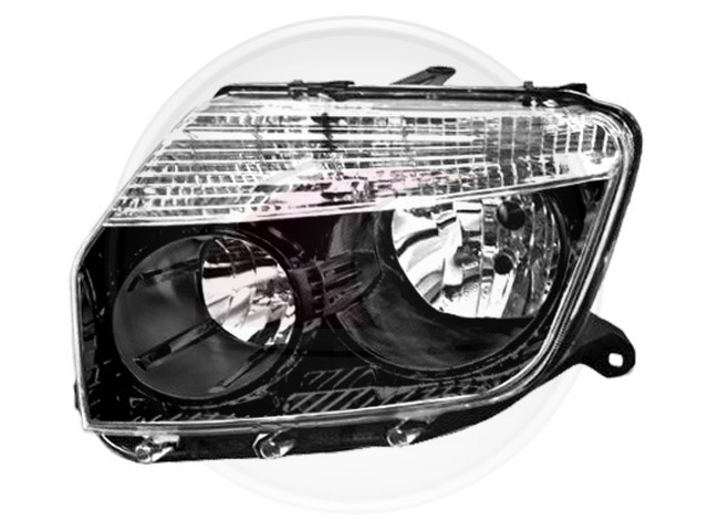 OPTICA DUSTER ->14 4X4 F/NEGRO IZQ.