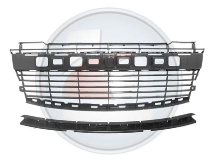 GRILLA PARAG.207 NEGRA C/MOLDURA