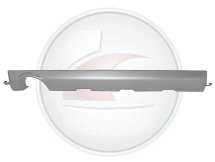 MOLDURA INFERIOR SANDERO GRIS PLATA