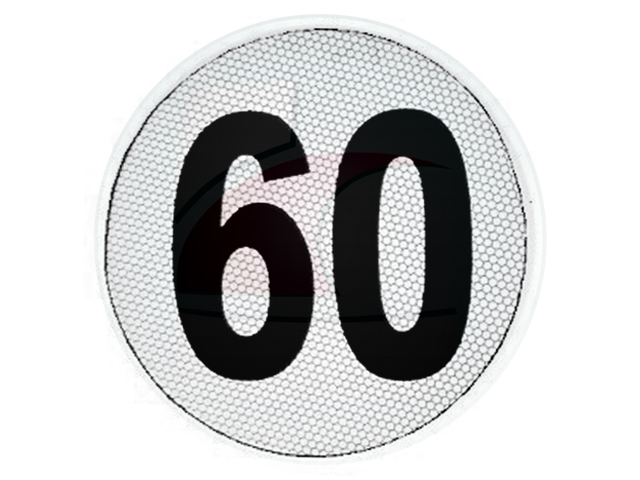 CINTA REFLECTIVA VELOCIDAD MAX 60 K