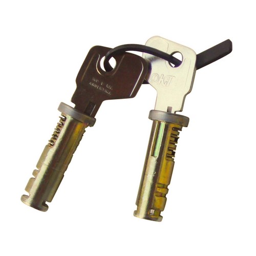 125-128-147-SPAZIO CON 2 CERROJOS DE PUERTAS Y 2 LLAVES