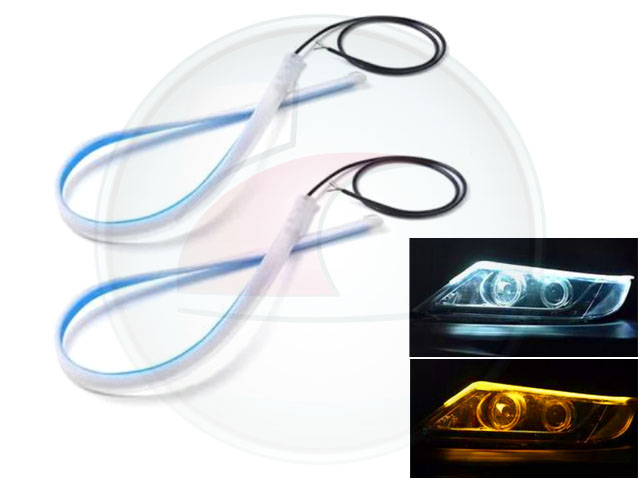 TIRA DE LED DRL FLEXIBLE 60CM BLANC