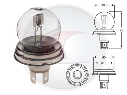 LAMP.OPTICA 7951 12V 75/75 P45T