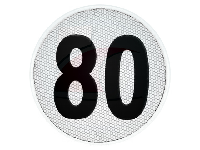 CINTA REFLECTIVA VELOCIDAD MAX 80 K