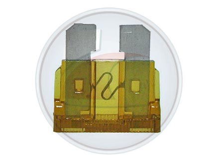 FUSIBLE FICHA 7.5 AMP.MARRON X 100