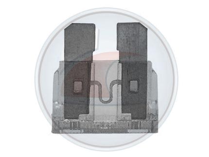 FUSIBLE FICHA 25 AMP.TRANSPAR.X 100