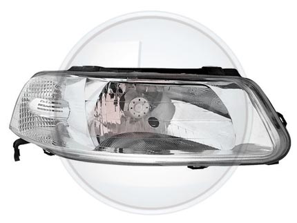 OPTICA GOL 99 STD H4 S/DIFUSOR DER