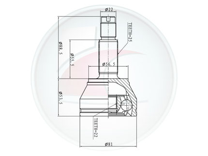 JUNTA HOMOC.ESCORT 97->/FIESTA ->00