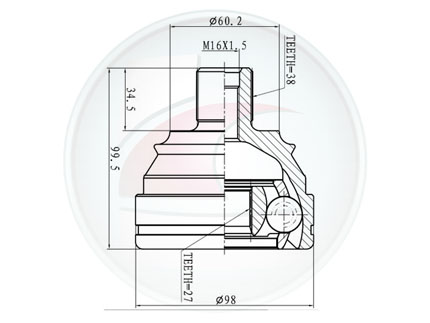JUNTA HOMOC.TRANSPORTER ->04 1.9/2.