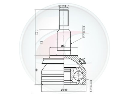 JUNTA HOMOC.TRANSPORTER 08-> 1.9