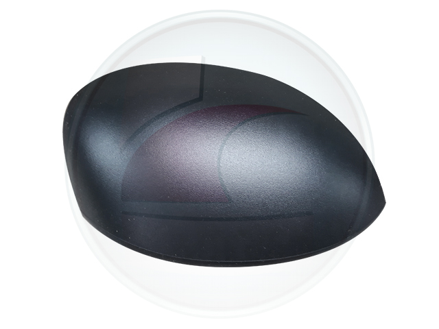 TAPA ESPEJO 206/C3 NEGRA TEXTURADA