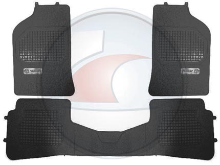 ALFOMBRA HABIT. FOX NEGRA