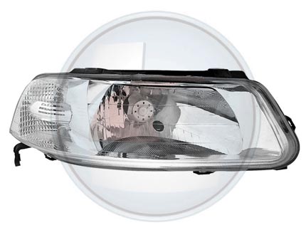 OPTICA GOL 99 STD H4 C/DIFUSOR IZQ.