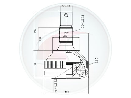 JUNTA HOMOC.306/405 2.0 16V C/ABS